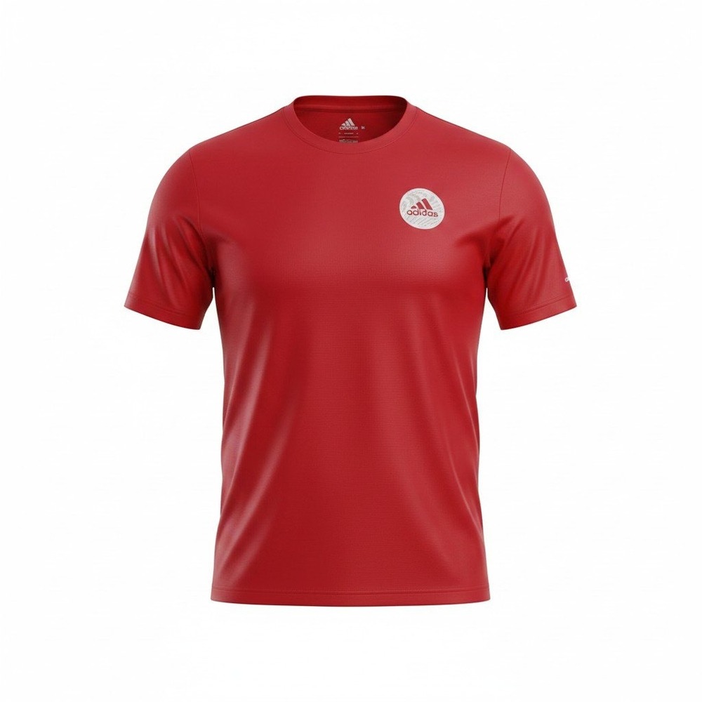 Adidas Climalite Red Short Sleeve Soccer T-Shirt Womens XL WWCC 2010 Graphic